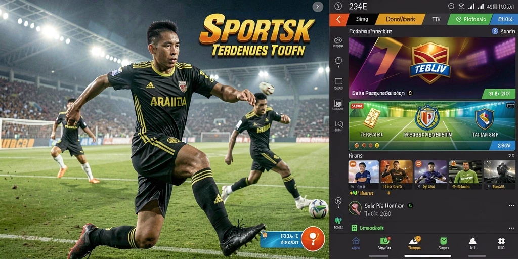Tampilan gameplay taruhan olahraga di 234E.