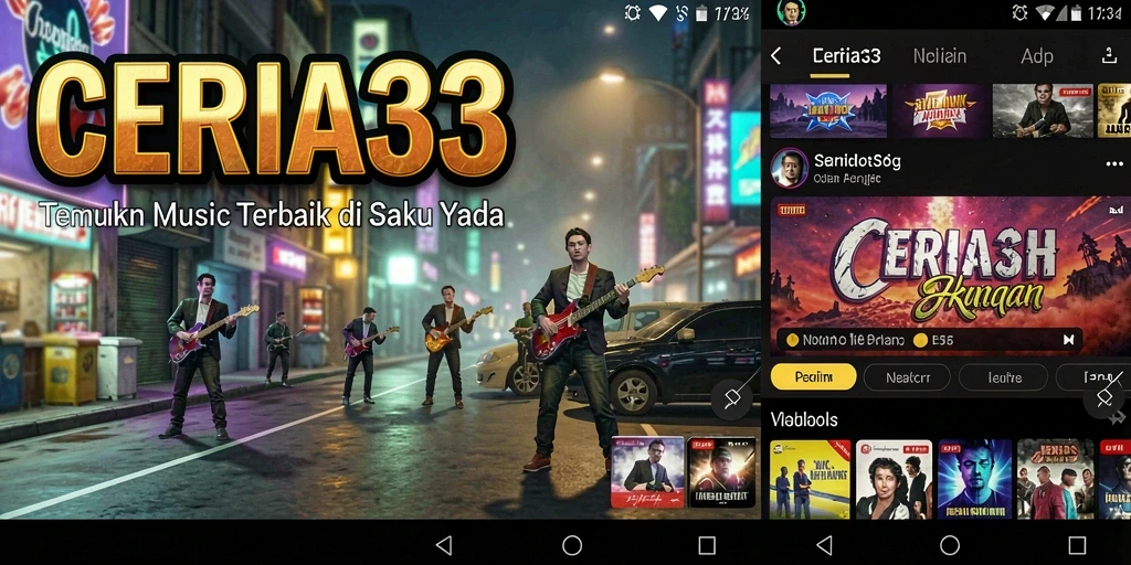 Screenshot gameplay CERIA33 menampilkan antarmuka interaktif yang menarik.