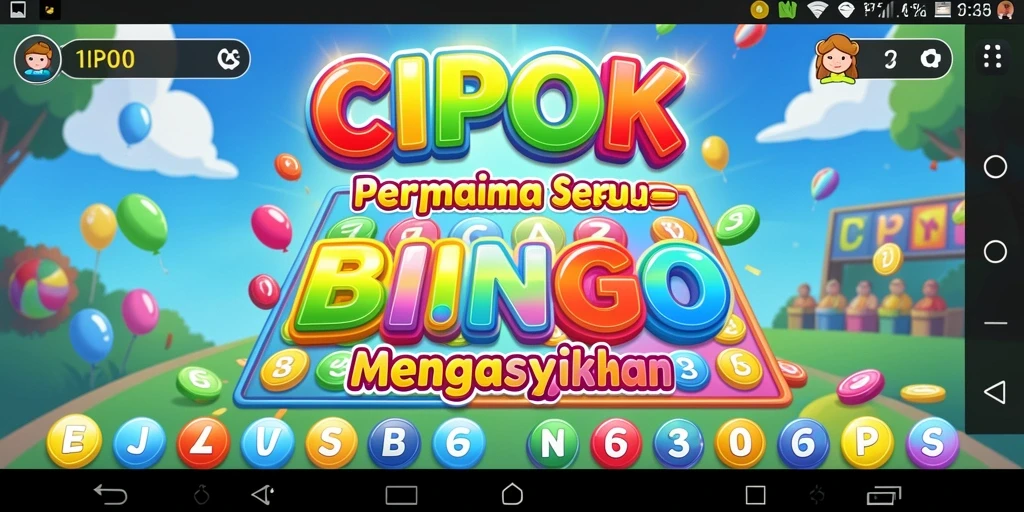 Tampilan gameplay seru Bingo di aplikasi CIPOK.