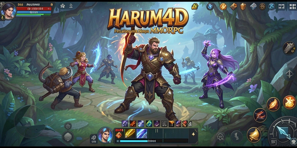 Tampilan gameplay HARUM4D yang menarik dan penuh aksi.