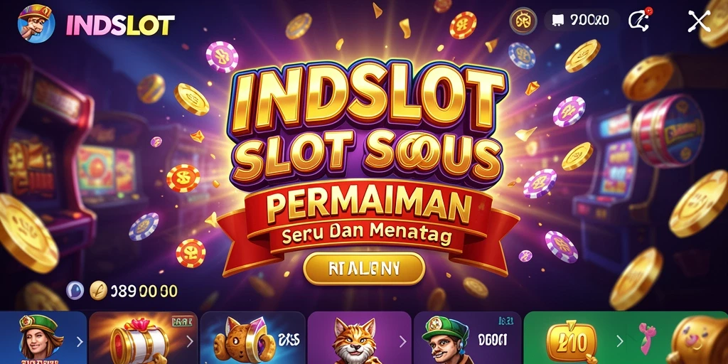 Tampilan gameplay seru dan interaktif di INDSLOT.