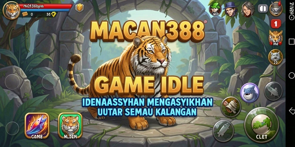 Tampilan gameplay santai dari MACAN388 yang menghibur.