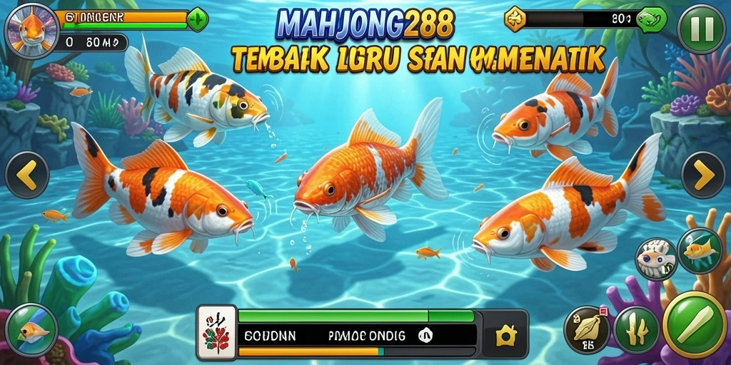 Tampilan gameplay seru dari game Tembak Ikan MAHJONG288.