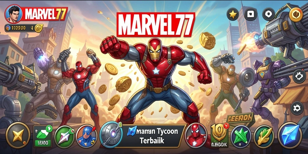 Tampilan menarik dari gameplay MARVEL77 yang penuh strategi Tycoon.