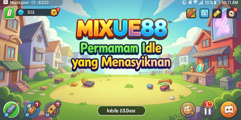 Screenshot utama MIXUE88 menampilkan gameplay Idle yang seru dan santai.