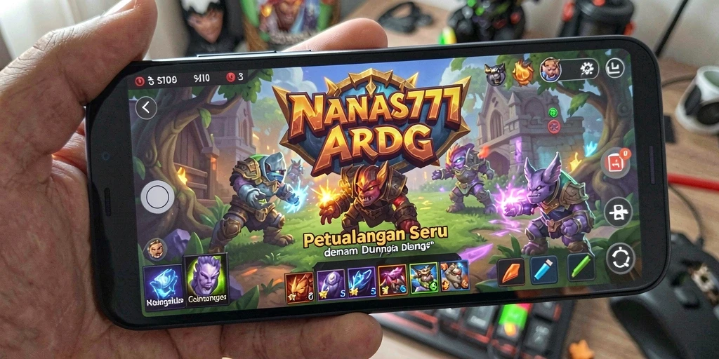 Tampilan gameplay NANAS777 yang menampilkan pertarungan seru.