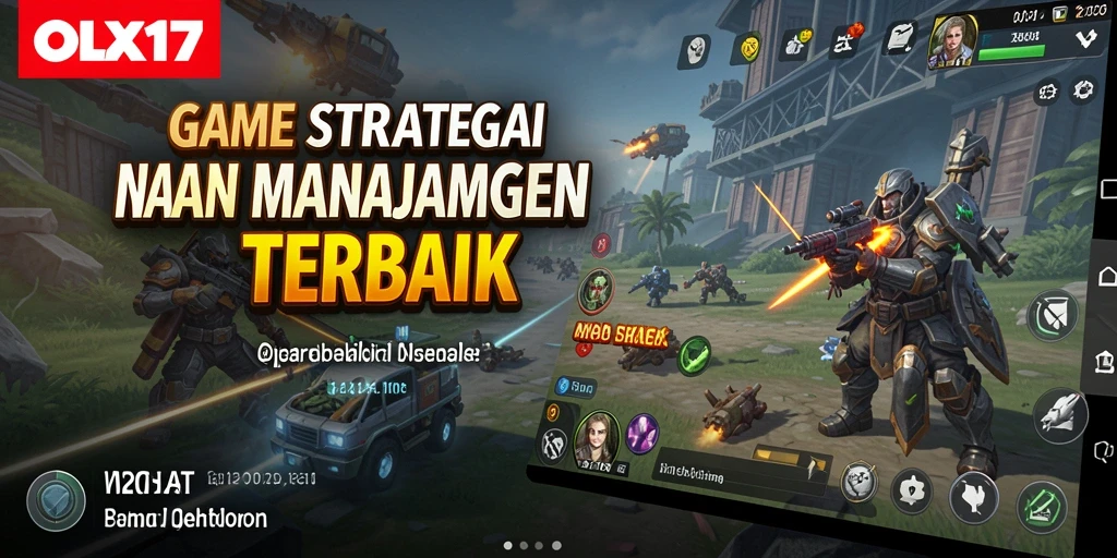 Screenshot OLX17 menampilkan aksi seru dalam strategi permainan.