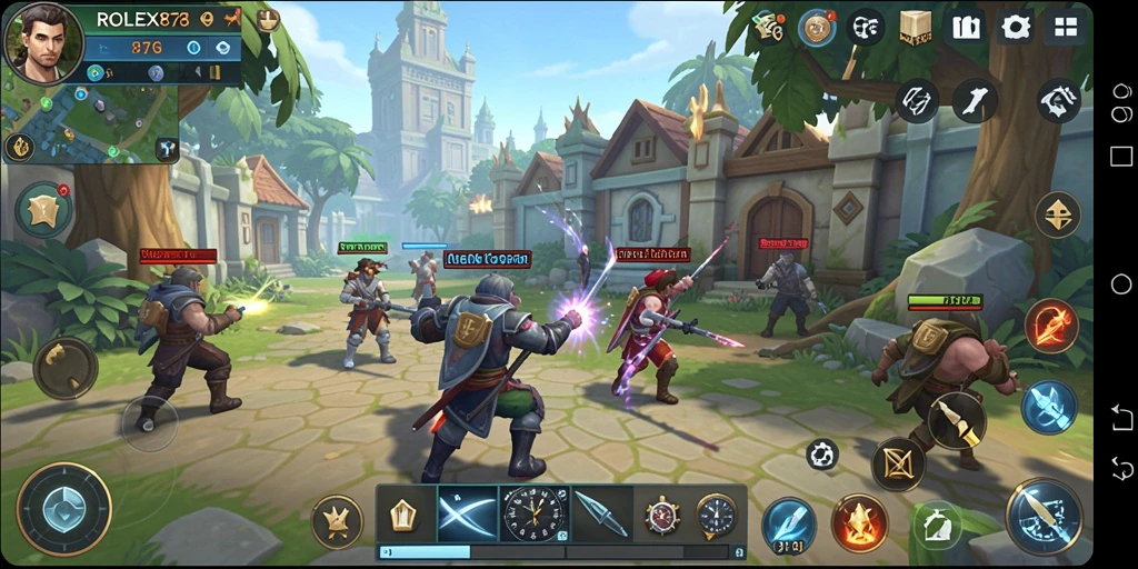 Tampilan gameplay yang seru dalam ROLEX878 mengajak Anda berstrategi.