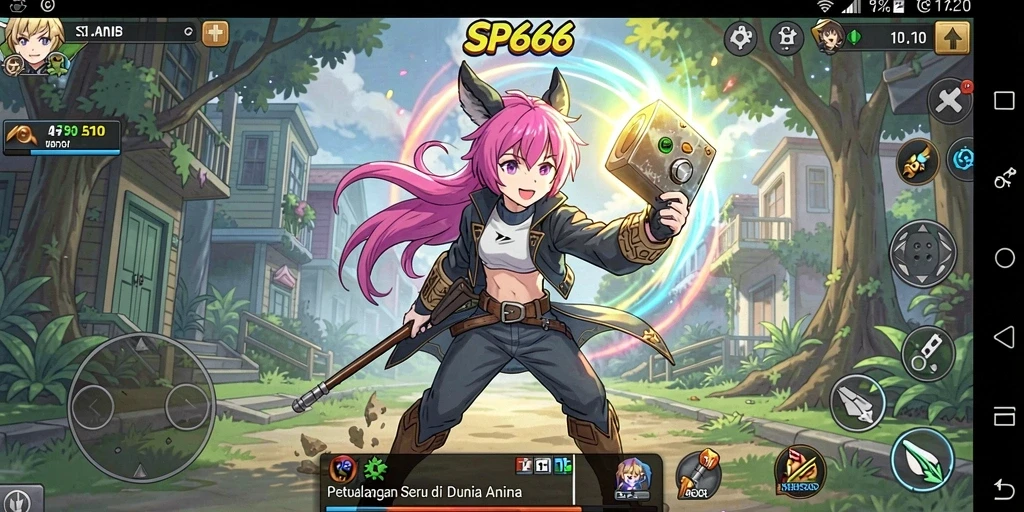 Tampilan menarik dari gameplay SP666 yang seru.